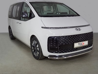 Защита переднего бампера 42 мм ТСС для Hyundai Staria 2021-2022