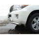 Защита передняя двойная 76-75 мм ТСС для Toyota Land Cruiser 200 2012-2015