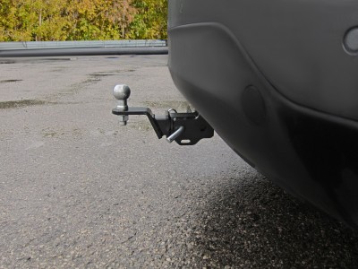 Фаркоп для Kia Sorento 2012-2015, 2015-2020, Hyundai Santa Fe 2012-2018 съемное крепление шара под американский квадрат