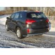 Защита заднего бампера уголки 60 мм ТСС для Kia Sorento 2012-2020