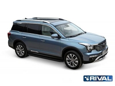 Порог-площадка "Premium-Black" A180ALB Rival для GAC GS8 2019-н.в. №A180ALB.9201.1
