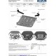 Защита картера + комплект крепежа, Rival, Алюминий для Geely Emgrand SS11,  V-1.5, МКПП, АКПП, передний, 2023-н.в.