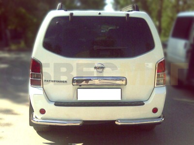 Защита задняя уголки 76 мм для Nissan Pathfinder № NP 3.3.1