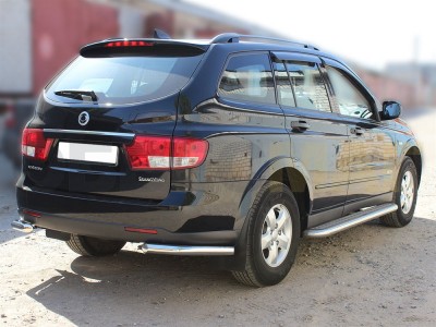 Защита задняя уголки 60 мм для Ssang Yong Kyron № SSK 3.1