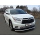 Защита переднего бампера 60 мм ТСС для Toyota Highlander 2014-2016