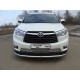 Защита переднего бампера 60 мм ТСС для Toyota Highlander 2014-2016
