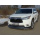 Защита передняя двойная 60-42 мм ТСС для Toyota Highlander 2014-2016
