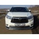 Защита передняя двойная 60-42 мм ТСС для Toyota Highlander 2014-2016