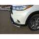 Защита передняя двойная 60-42 мм ТСС для Toyota Highlander 2014-2016