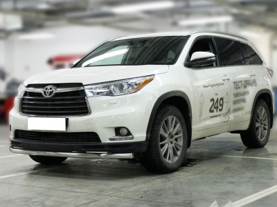 Дуга передняя низкая d-60 одинарная радиусная для Toyota Highlander 2014-2016 HYG2014_1