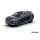 Пороги на автомобиль "Black"  Rival для Jetour X70 Plus, 2023-н.в., 180 см, 2 шт., алюминий