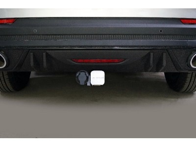 Фаркоп (шар E нерж.) ТСС для Jetour X70 Plus 2WD 2020 – н.в. 