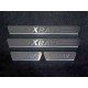 Накладки на пороги лист шлифованный надписьXRay ТСС для Lada XRay 2016-2021