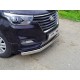 Защита передняя овальная 75х42 мм ТСС для Hyundai H-1 Starex 2019-2021