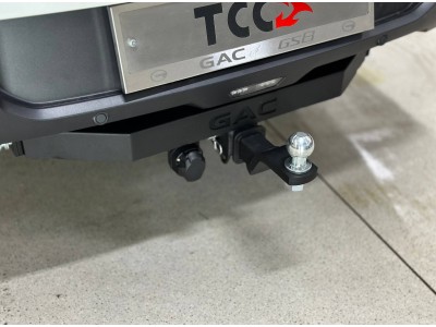 Фаркоп (Black, шар E, надпись GAC) для GAC GS8 2.0T 4WD 2025-н.в. №TCU00447-B02