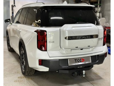 Фаркоп (Black, шар E, надпись GAC) для GAC GS8 2.0T 4WD 2025-н.в.