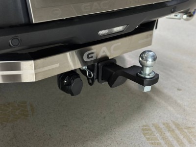 Фаркоп (шар E нерж., надпись GAC) для GAC GS8 2.0T 4WD 2025-н.в. №TCU00447N