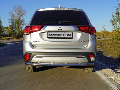 Защита заднего бампера 60 мм для Mitsubishi Outlander № MITOUT18-33
