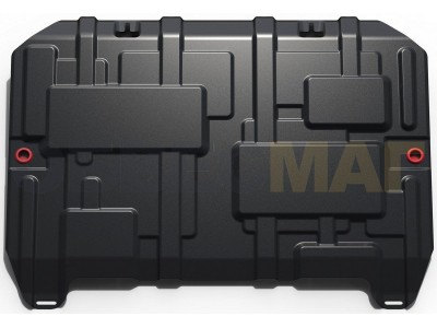 Защита картера и КПП Автоброня, сталь 2 мм для Haval F7/F7x № 111.09417.1