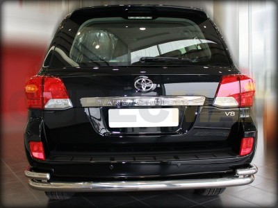 Защита задняя с уголками 76-53 мм для Toyota Land Cruiser 200 № LCN 10