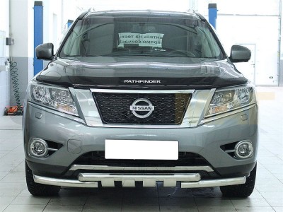 Защита переднего бампера Shark 60 мм для Nissan Pathfinder № NP14_1.2
