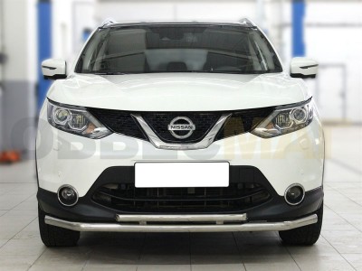 Защита передняя двойная 53-43 мм для Nissan Qashqai № NQ_1.1