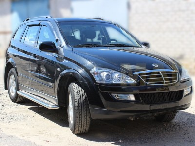 Пороги с площадкой алюминиевый лист 53 мм для Ssang Yong Kyron № SSK 2.2