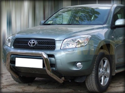 Защита переднего бампера 76 мм для Toyota RAV-4 № TRN 2