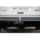Фаркоп для Lada Niva 4x4 2121, 2131 1995-2006, Lada 4x4 2006-2020, Lada Niva Legend 2021-н.в. съемное крепление шара под американский квадрат