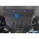 Защита картера и КПП + комплект крепежа Rival, Алюминий GAC GS8 2023-н.в., V-2.0, АКПП, 4WD.
