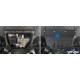 Защита картера и КПП + комплект крепежа Rival, Алюминий GAC GS8 2023-н.в., V-2.0, АКПП, 4WD.