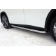 Пороги с площадкой нержавеющий 60 мм ТСС для Lexus RX F-Sport 2015-2021
