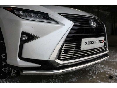 Накладка решётки радиатора нижняя 12 мм ТСС для Lexus RX-200t/350/450h 2015-2021