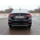 Защита заднего бампера 25 мм ТСС для Hyundai Accent 2018-2021