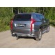 Защита задняя двойные уголки 76-42 мм ТСС для Mitsubishi Pajero Sport 2016-2020