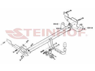 ТСУ Фаркоп Steinhof шар A для Mazda CX-5 № M-032