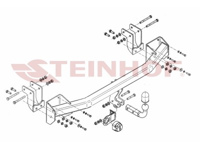 ТСУ Фаркоп Steinhof шар A для Mitsubishi Outlander № M-356