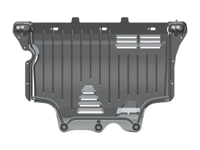 Защита картера двигателя, КПП (3 мм, алюминий) для Volkswagen Tiguan 2016-н.в. (V = 1.4; 2.0 MT/AT; 2.0TD AT 4WD) №26.3493 V4
