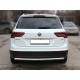 Защита заднего бампера радиусная одинарная d-53(кроме Off Road) для Volkswagen Tiguan 2016 – н.в.