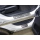 Накладки на пороги лист шлифованный надпись Honda CR-V 4 шт ТСС для Honda CR-V 2017-2021