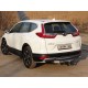 Защита задняя уголки 42 мм ТСС для Honda CR-V 2017-2021