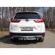 Защита задняя уголки 42 мм ТСС для Honda CR-V 2017-2021