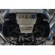 Защита картера и радиатора (алюминий 4 мм) для Mitsubishi L200 2015-2023 (V - все; КПП - все), Mitsubishi Pajero Sport 2016-н.в. (V - все; КПП - все), FIAT Fullback 2016-2019 (2 части)