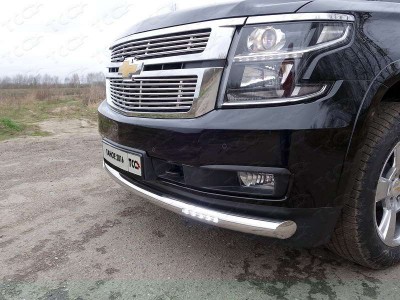 Накладка решётки радиатора нижняя 12 мм для Chevrolet Tahoe № CHEVTAH16-04