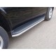 Защита штатных порогов 60 мм ТСС для Chevrolet Tahoe 2016-2021