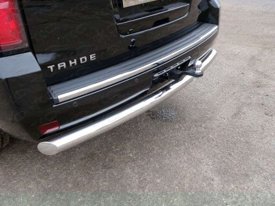 Защита заднего бампера 76 мм для Chevrolet Tahoe № CHEVTAH16-20