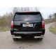 Защита задняя двойные уголки 76-42 мм ТСС для Chevrolet Tahoe 2016-2021