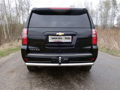 Защита заднего бампера 76 мм ТСС для Chevrolet Tahoe 2016-2021
