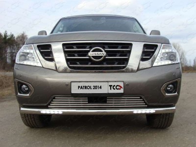 Накладка решётки радиатора 16 мм для Nissan Patrol № NISPATR14-05
