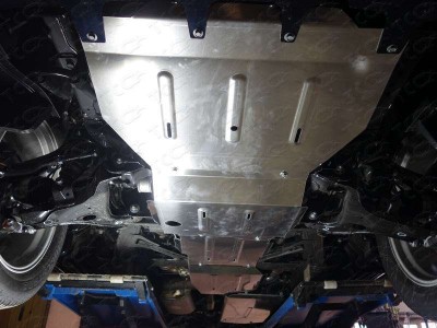 Защита картера ТСС алюминий 4 мм для Nissan Patrol/Infiniti QX56/QX80 № ZKTCC00039
